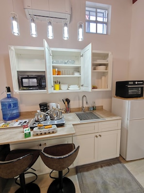 Microwave, oven, stovetop