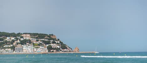 On the beach