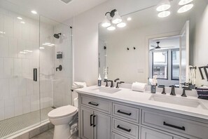 Shower, hair dryer