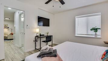 1 habitación, wifi, ropa de cama y acceso para silla de ruedas