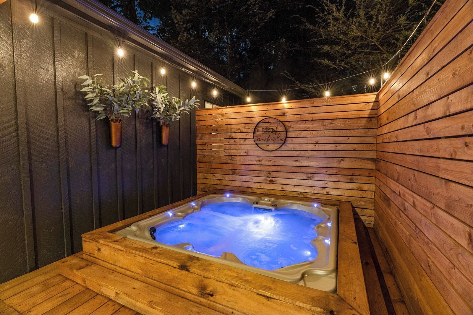 Bain à remous extérieur