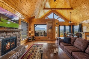 TV connectée, cheminée