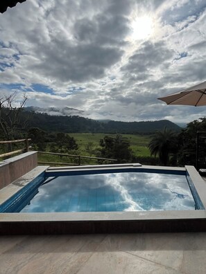 Pool - HORIZONTE CHALET - Cozy A-frame chalet in Rio Piracicaba (MG) (Rio Piracicaba)