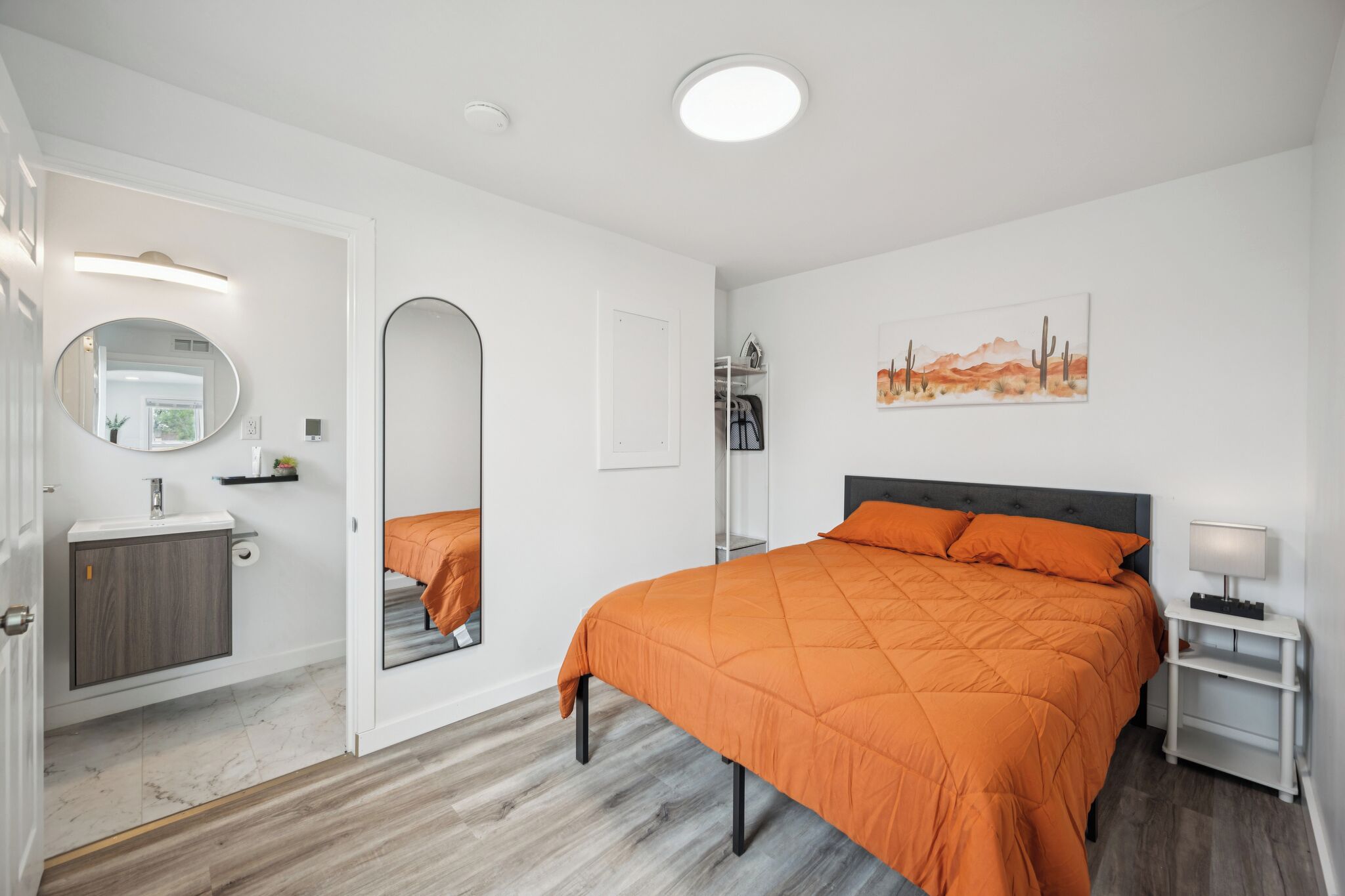 1 間睡房、熨斗/熨衫板、免費 Wi-Fi、床單