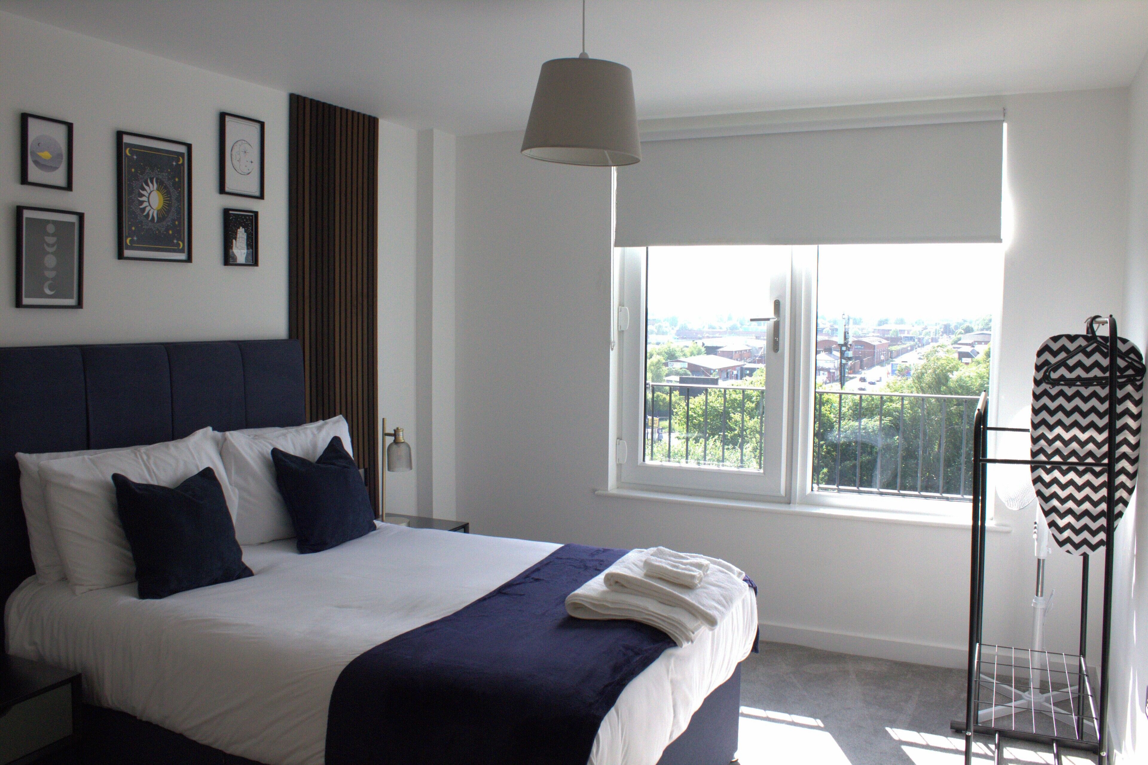 2 間睡房、熨斗/熨衫板、Wi-Fi、床單