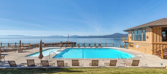 Experience the serene Lake Front Retreat at Brockway Springs Resort