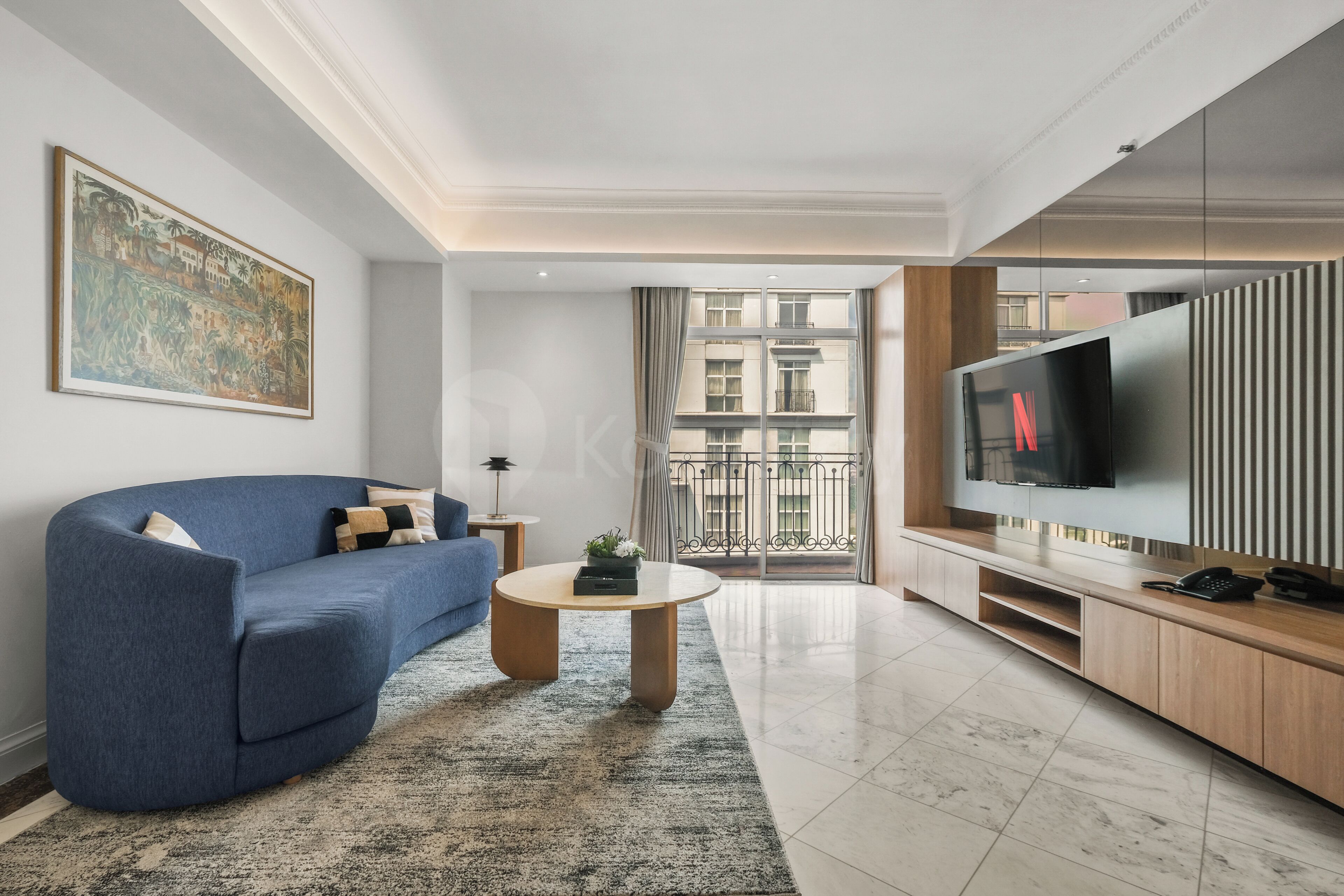 Apartment, 1 Bedroom, City View | Living room