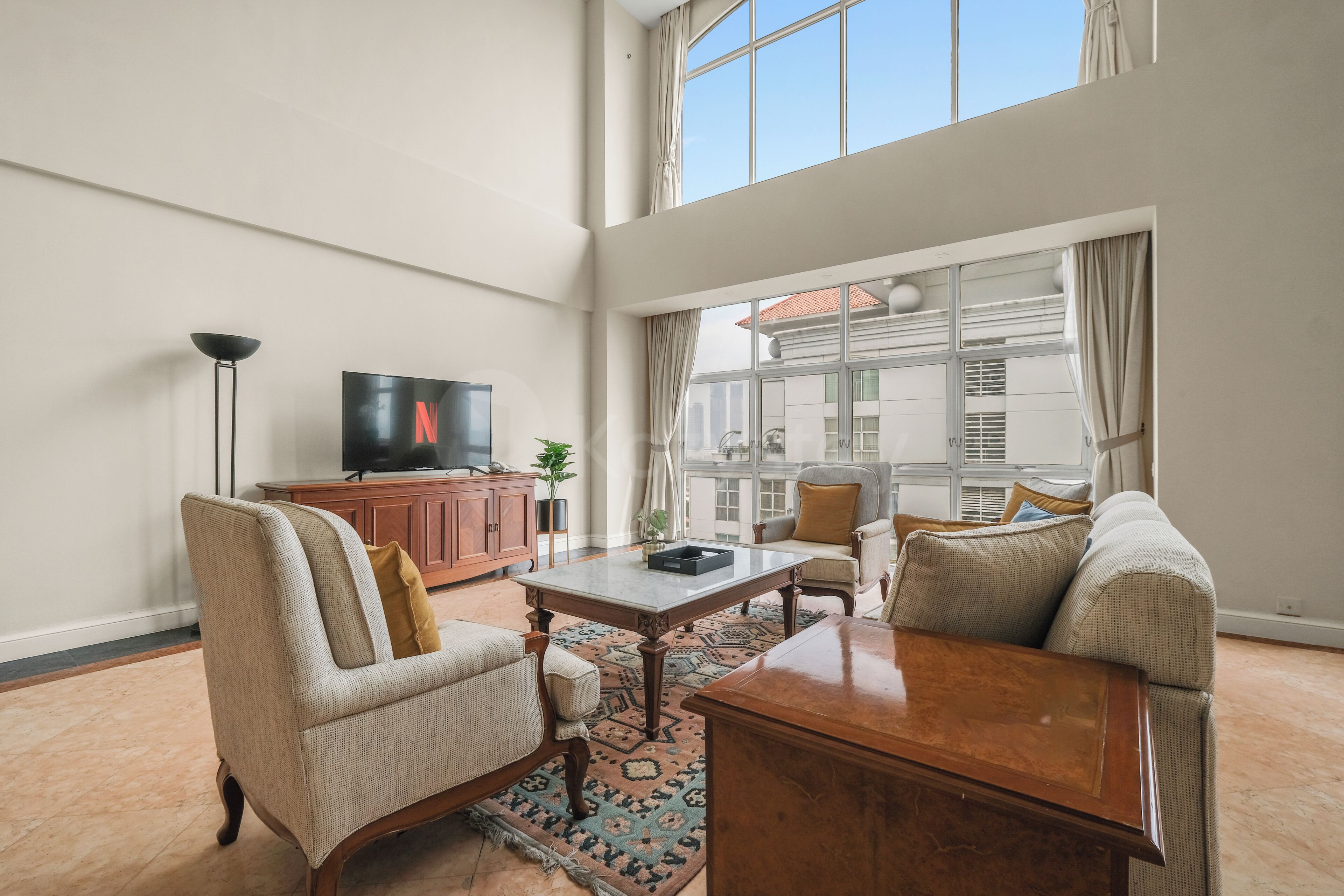 Apartment, 3 Bedrooms, City View | Living room