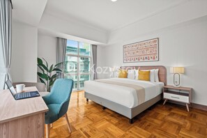 Leilighet – grand, 4 soverom, byutsikt | Strykejern/-brett, wi-fi (inkludert) og sengetøy