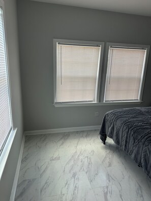 2 bedrooms, bed sheets