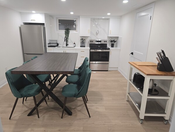 Microwave, oven, stovetop