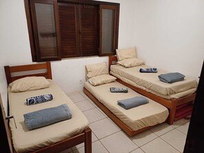 2 quartos, Wi-Fi, roupa de cama