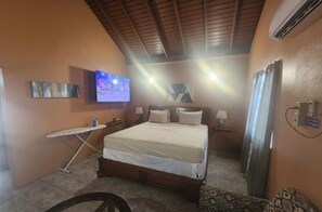 1 bedroom, iron/ironing board, travel crib, free WiFi