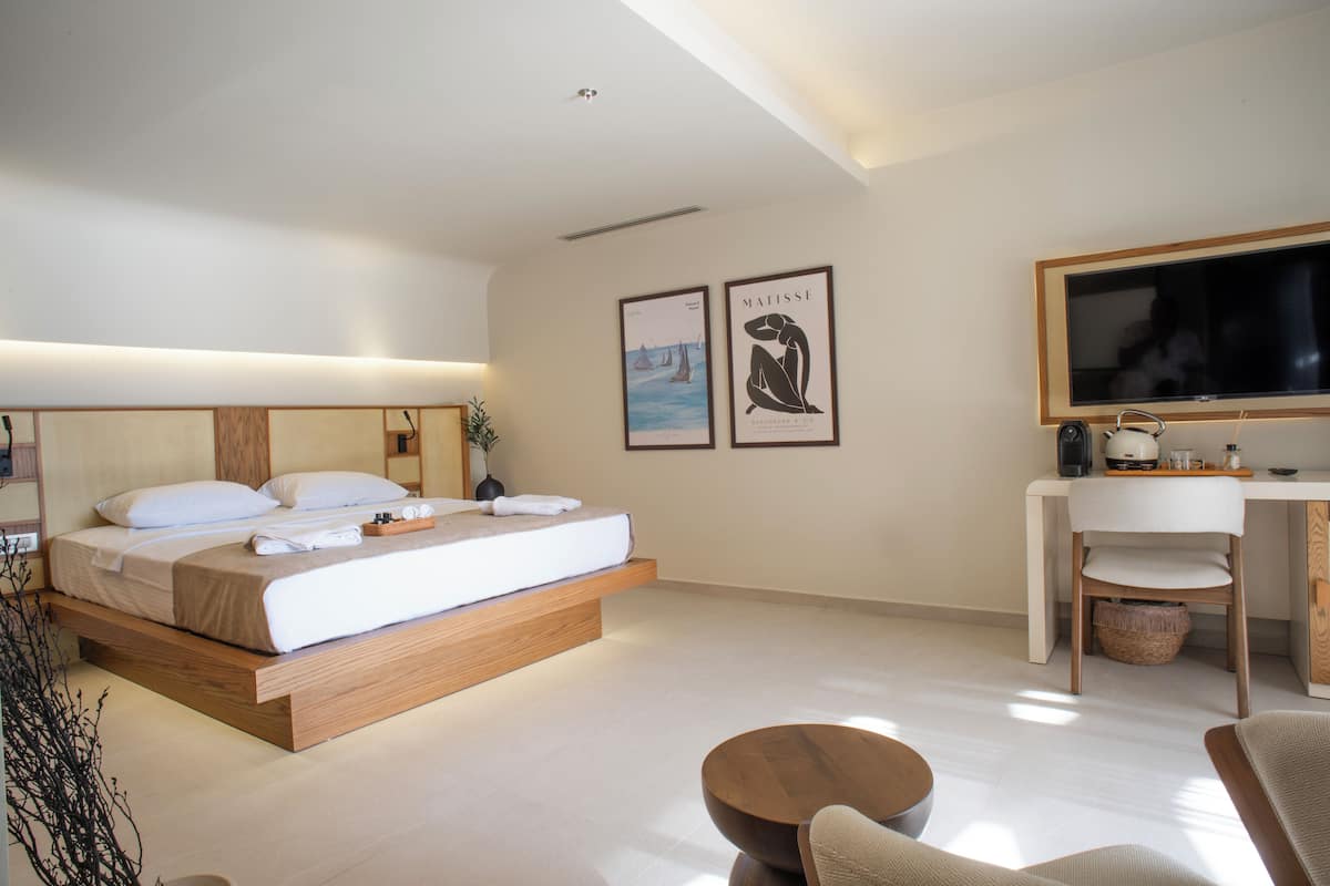 In-room safe, desk, laptop workspace, WiFi (free)
