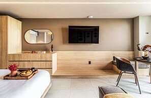 Superior Apartment | Living area | 55-inch Smart TV with digital channels - Kukun Tonalá 121 Roma  (Mexico City)