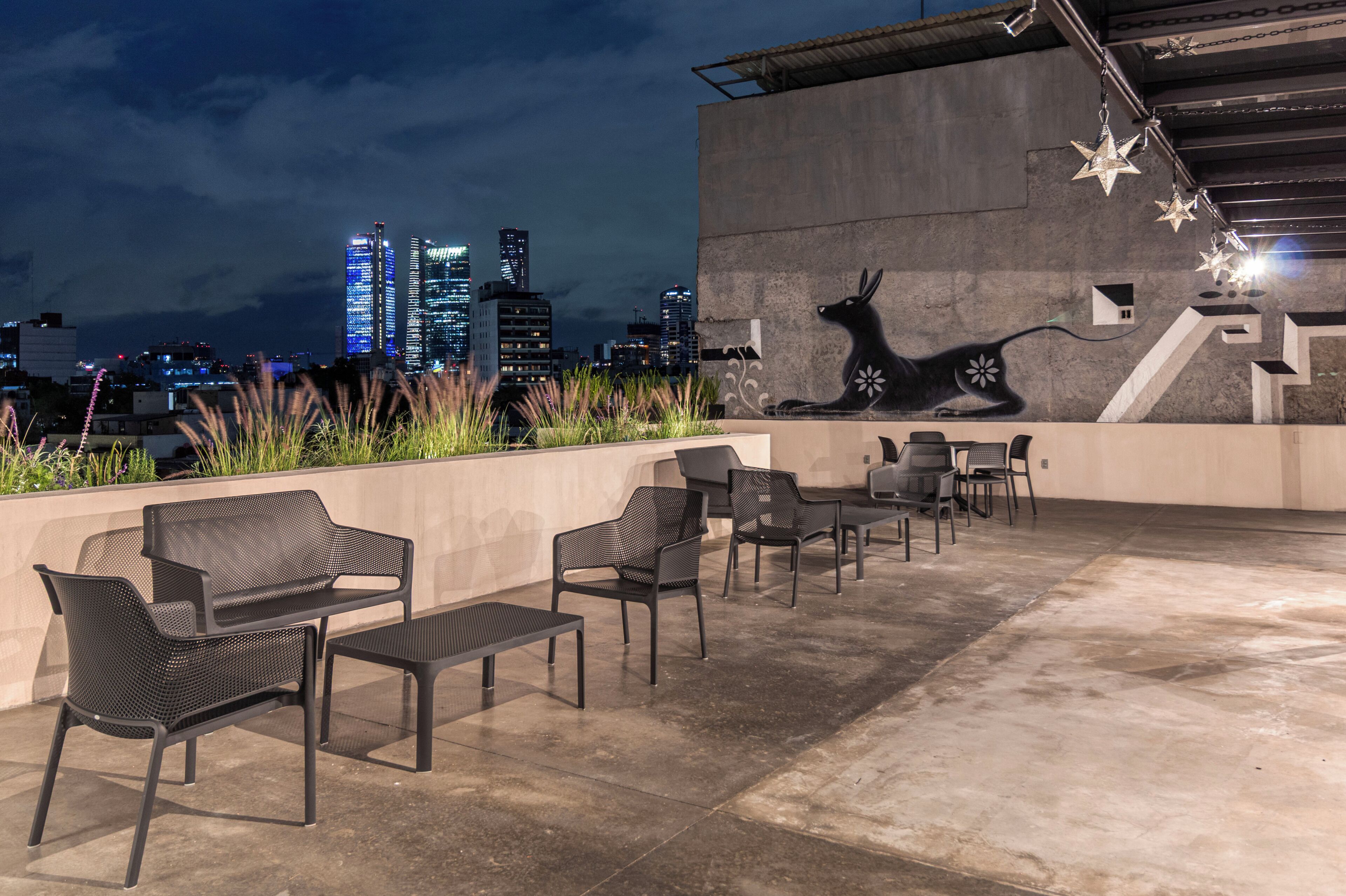Rooftop terrace