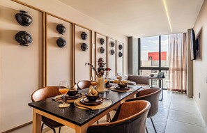 Apartment, 2 Bedrooms | Living area | 55-inch Smart TV with digital channels - Kukun Tonalá 121 Roma (Mexico City)