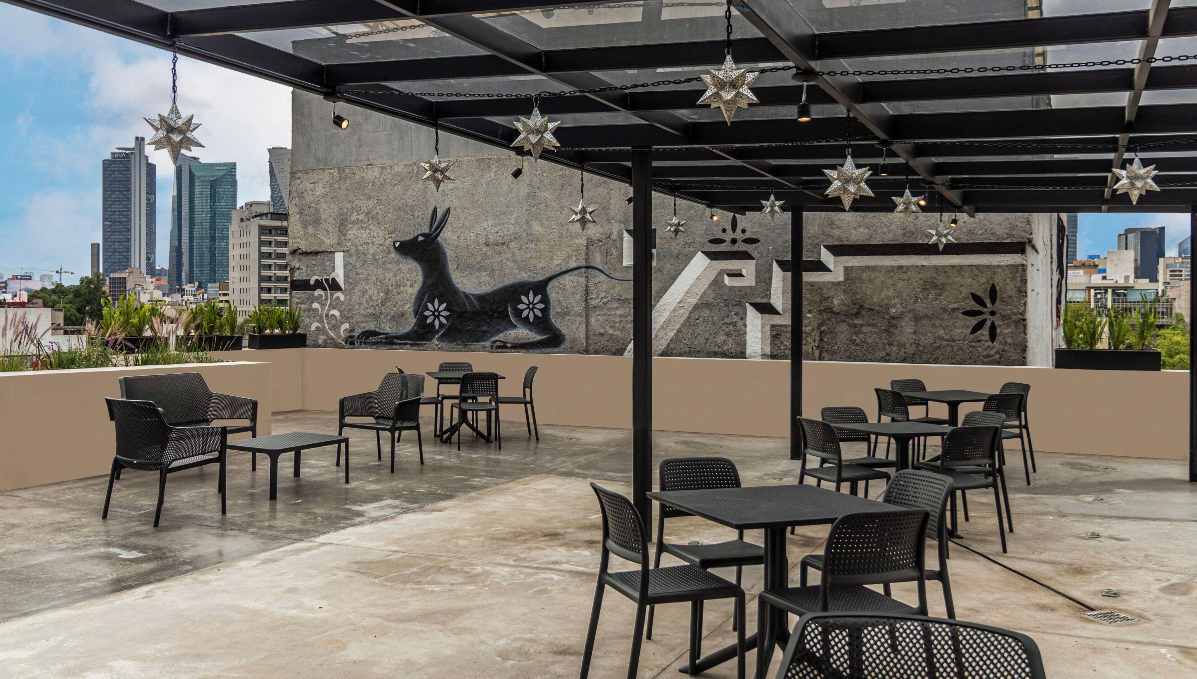 Rooftop terrace