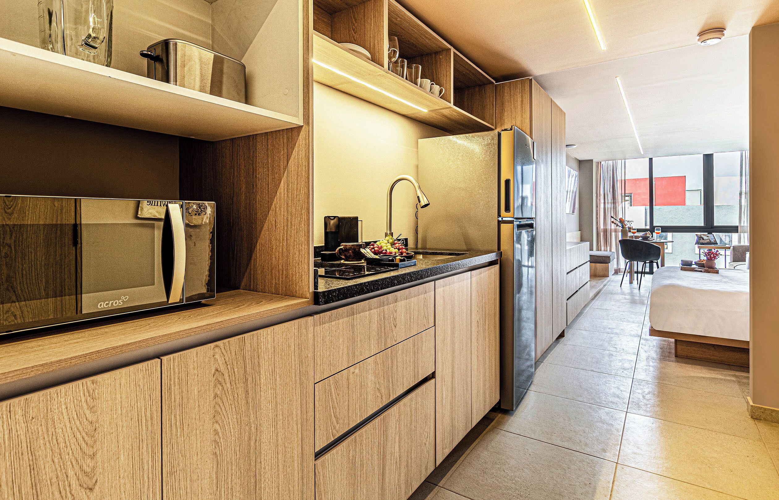 Superior appartement | Privékitchenette | Een espressoapparaat