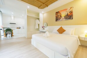 Junior Apartment, City View | Premium bedding, memory foam beds, minibar, in-room safe - Hub Multi Hotel Phu Quoc (Phu Quoc)