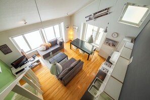 Apartment, Mountain View | Living area - First Tracks (Kutchan)