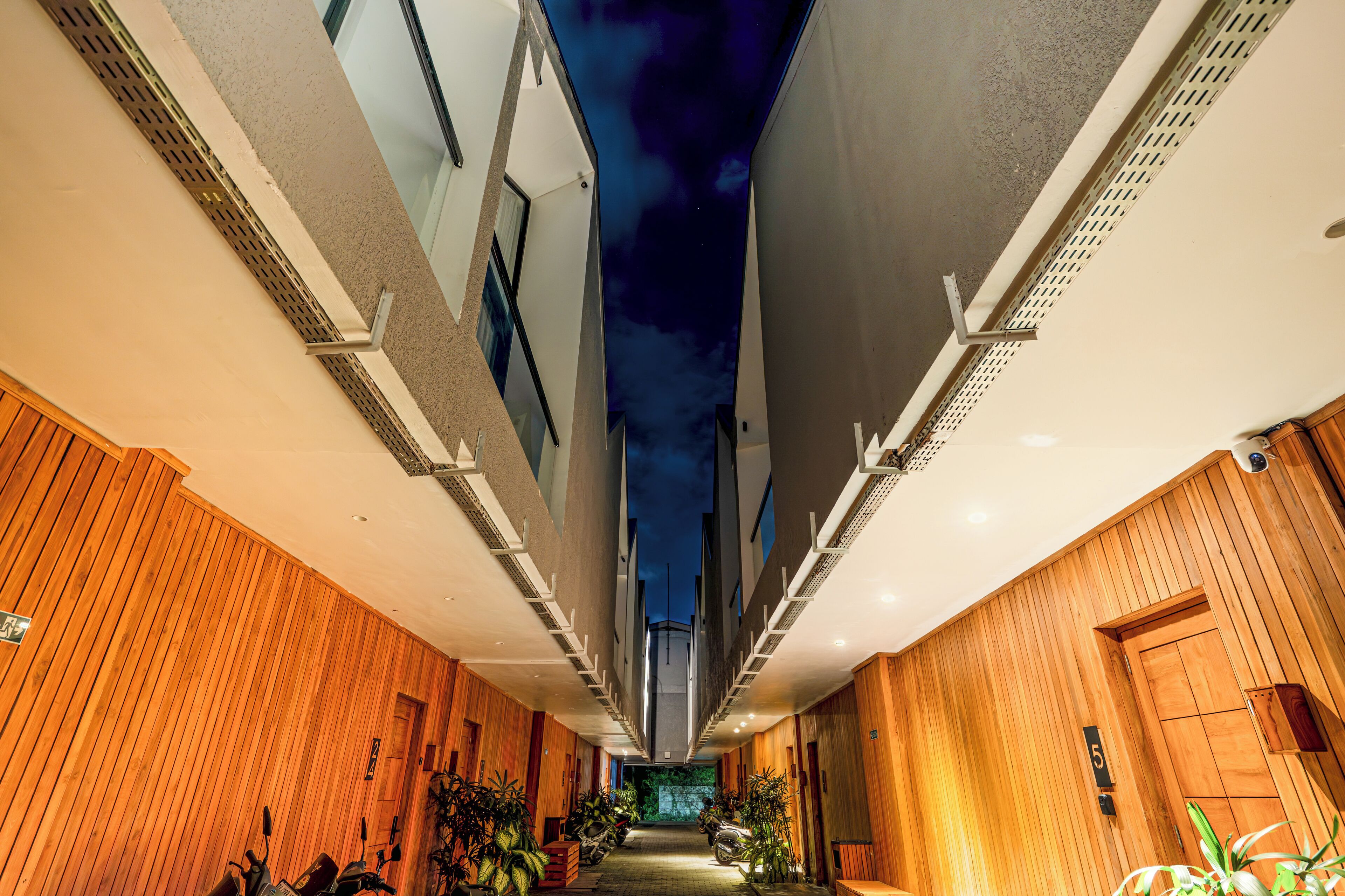 Front of property - evening/night