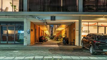 Front of property - evening/night