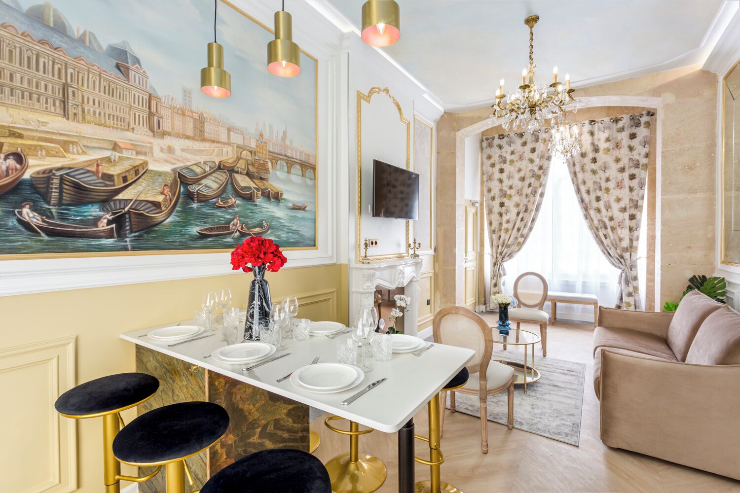 公寓, 城市景观 | 起居区 | 办公室