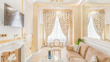 Appartement, vue ville | Coin séjour