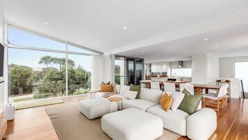 Fernseher, Kamin, Stereoanlage, Arbeitsbereiche