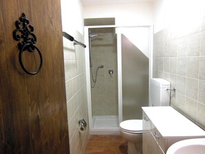 シャワー、ヘアドライヤー、タオル、石鹸