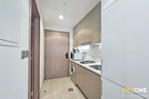 Studio – comfort, byutsikt | Eget kjøkken