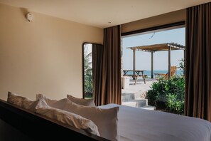 Dobbeltrom – panorama, balkong | Strykejern/-brett og wi-fi (inkludert)