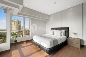 Appartement, 2 chambres, vue ville | Fer et planche à repasser, Wi-Fi gratuit