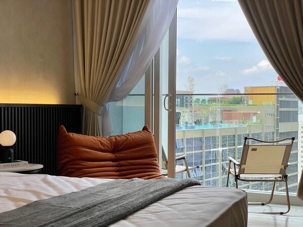 1 chambre, fer et planche à repasser, Wi-Fi, draps fournis