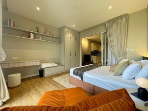 1 chambre, fer et planche à repasser, Wi-Fi, draps fournis