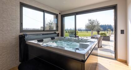 Villa Ă Saint-Corneille avec Jacuzzi