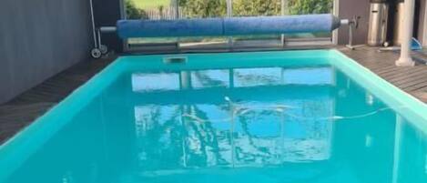 Indoor pool, a heated pool