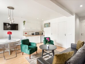 Appartement, vue ville | Coin séjour