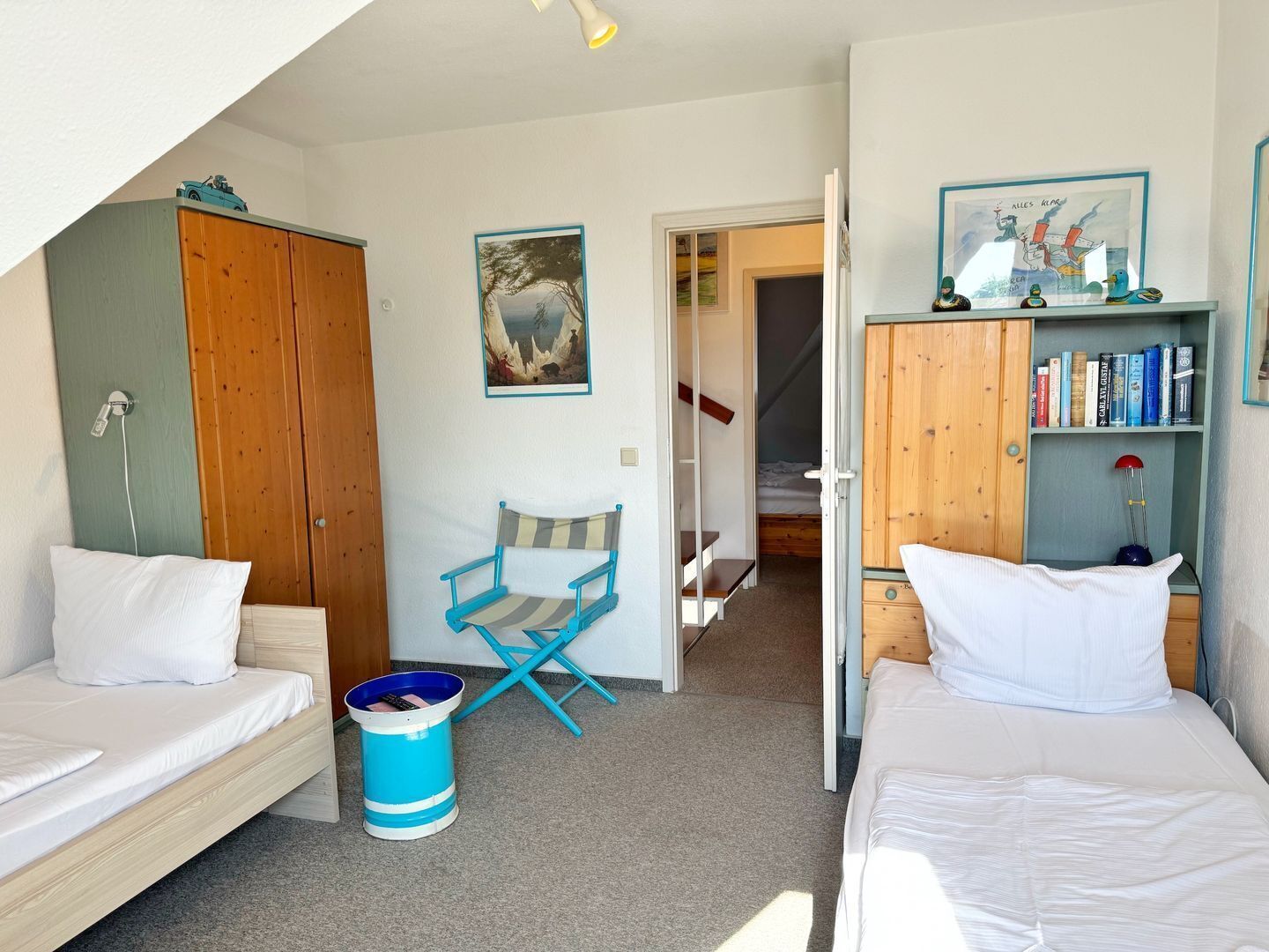 2 多间卧室、熨斗/熨衣板、WiFi、床单