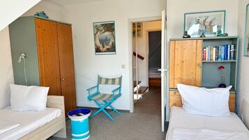 2 多间卧室、熨斗/熨衣板、WiFi、床单