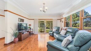 Televisión, chimenea