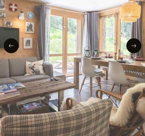 2-bedroom apartment "sur piste" with terrace and nature view (Forêt area)