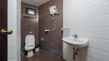 Shower, toilet paper