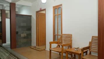 Habitación doble Deluxe | Terraza o patio