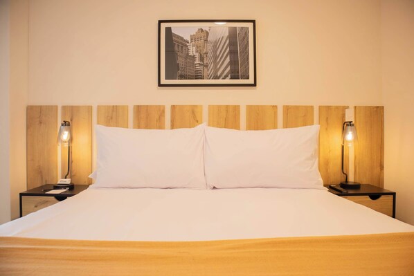 1 室のベッドルーム、アイロン / アイロン台、WiFi、ベッドシーツ