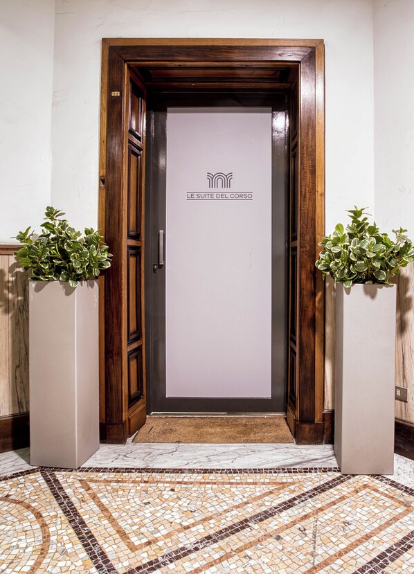Entrée de l’hébergement 
