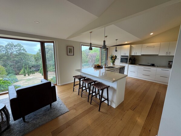 Microondas, horno, placa de cocina, lavavajillas