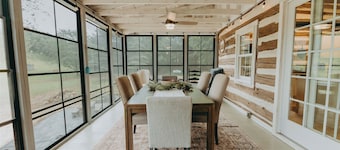 2.5 hours from Washington D.C. this spacious 5BR 2.5BA farmhouse is on a secluded 75-acre property near Manchester, MD, in scenic Carroll County. It promises a relaxing retreat near the state line, exciting local attractions, and natural landmarks.