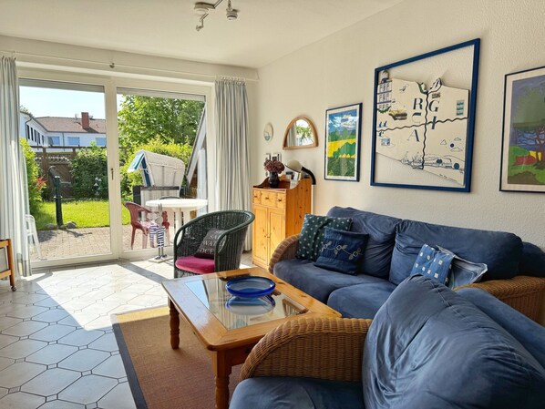 TV, DVD player, stereo